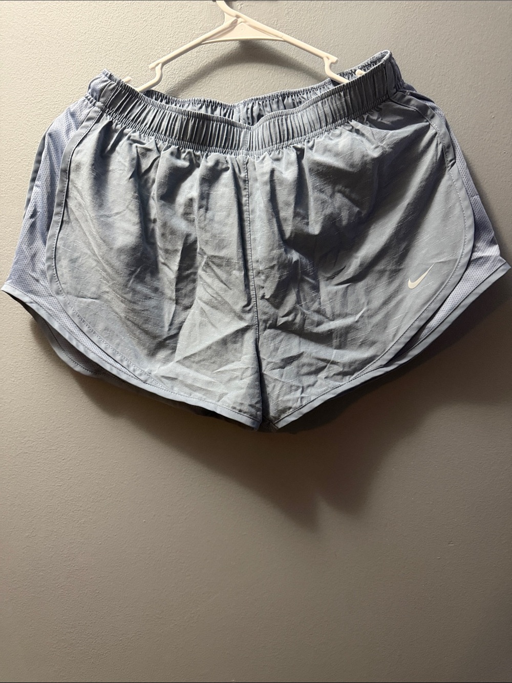 Nike Women's Pale Blue Athletic Running Shorts
